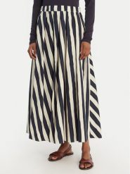 Weekend Max Mara Spódnica midi Duomo 2615101022 Granatowy Regular Fit. Niebieskie spódnice Weekend Max Mara, bez wzorów, z bawełny, midi. Za 1,309.00 zł.