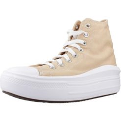 Tenisówki Converse Model Chuck Taylor All Star Move Hi Kolor Pomarańczowy. Brązowe trampki Converse, bez wzorów, z tkaniny, bez zapięcia. Za 255.99 zł.