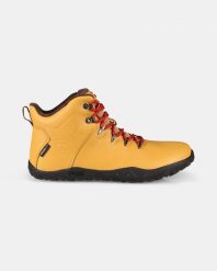 Uniseksowe wysokie buty outdoorowe minimalistyczne Kilpi BARE LEATHER HIGH-U. Brązowe trekkingi Kilpi, z materiału, trekkingowe. Za 783.53 zł.