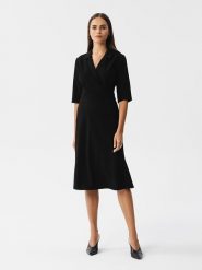 Stylove Sukienka w kolorze czarnym rozmiar: L. Czarne sukienki Stylove, l, bez wzorów, bez kołnierzyka, bez ramiączek, midi. Za 199.95 zł.