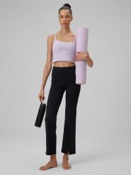 Legginsy do jogi z rozszerzanymi nogawkami damskie. Niebieskie legginsy 4f, l, bez wzorów, z elastanu, z podwyższonym stanem, długie. Za 179.99 zł.