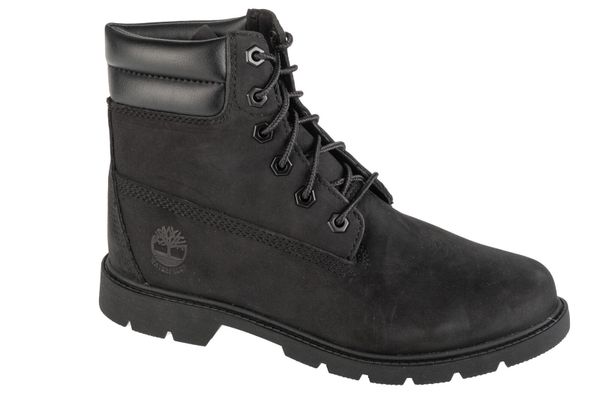 Trapery damskie, Linden Woods WP 6 Inch. Czarne trapery i śniegowce Timberland, z materiału. Za 599.99 zł.