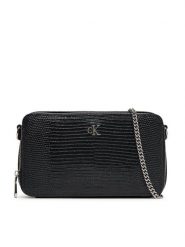 Calvin Klein Torebka Lizard Embossed Lthr Mini Wallet LV04F1071G Czarny. Czarne torebki klasyczne Calvin Klein, bez wzorów, ze skóry, bez dodatków. Za 369.99 zł.