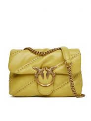 PINKO Torebka Love Puff Mini Cl PE 25 PLTT 100039 A26T Zielony. Zielone torebki klasyczne Pinko, bez wzorów, ze skóry, bez dodatków. Za 1,469.00 zł.