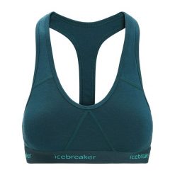 Biustonosz termoaktywny icebreaker Sprite Racerback. Zielone bielizna sportowa Icebreaker, xs, bez wzorów. Za 149.99 zł.