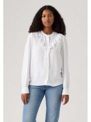 Levi's Bluzka w kolorze białym rozmiar: L. Białe bluzki Levi's®, l, bez wzorów, z bawełny, bez kołnierzyka, bez ramiączek. Za 135.81 zł.