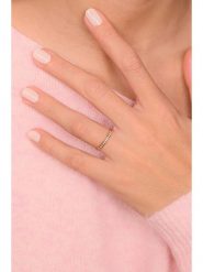 DIAMANTA Złoty pierścionek "Romantic love" z diamentami rozmiar: 58. Białe pierścionki DIAMANTA, z diamentem, złote. Za 904.99 zł.