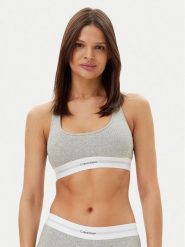 Calvin Klein Underwear Biustonosz top LV00QF8018 Szary. Szare biustonosze Calvin Klein Underwear, m, bez wzorów, z bawełny, bez kołnierzyka, bez ramiączek. Za 99.99 zł.