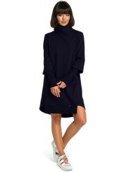 Be Wear Sukienka w kolorze granatowym rozmiar: XL. Niebieskie sukienki Be Wear, xl, bez wzorów, bez kołnierzyka, bez ramiączek, mini. Za 140.86 zł.