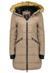 ANAPURNA Parka "Bolmen" w kolorze szarobrązowym rozmiar: XL. Brązowe parki ANAPURNA, xl, bez kaptura. Za 169.67 zł.