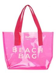 Lucky Bees Torba plażowa w kolorze różowym - 43 x 34 x 12 cm rozmiar: onesize. Różowe torby na ramię Lucky Bees, bez wzorów, z materiału, na ramię, bez dodatków. Za 100.99 zł.