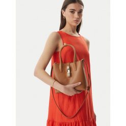 Torebka Furla. Brązowe torebki klasyczne Furla, bez wzorów, bez dodatków. Za 1,389.00 zł.