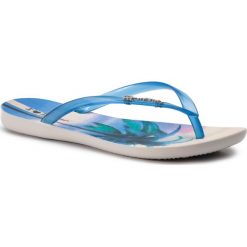 Japonki IPANEMA - Wave Tropical III Fem 82687 Beige/Blue 20294. Niebieskie klapki Ipanema, bez wzorów, z materiału, bez obcasa. W wyprzedaży za 69.00 zł.