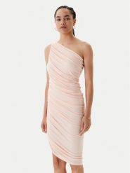 NORMA KAMALI Sukienka koktajlowa ST1253MD288832 Różowy Slim Fit. Czerwone sukienki Norma Kamali, xs, bez wzorów, z wiskozy, wizytowe, bez kołnierzyka, bez ramiączek. Za 1,339.00 zł.