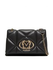 LOVE MOSCHINO Torebka JC4041PP0NLC0000 Czarny. Czarne torebki klasyczne Love Moschino, bez wzorów, ze skóry, bez dodatków. Za 1,039.00 zł.