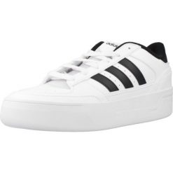 Kapcie ADIDAS START BOLD W Biały. Białe obuwie domowe Adidas, bez wzorów, z syntetyku, bez zapięcia. Za 250.00 zł.