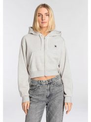 Converse Bluza w kolorze szarym rozmiar: XL. Szare bluzy Converse, xl, bez wzorów, bez kaptura. Za 176.08 zł.