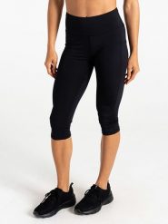 Dare 2b Legginsy sportowe "Influential II" w kolorze czarnym rozmiar: 44. Czarne legginsy Dare 2b, bez wzorów, z materiału, outdoorowe. Za 110.04 zł.