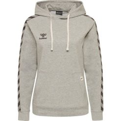 Bluza damska z kapturem Hummel Lmove Classic. Szare bluzy sportowe Hummel, xl, bez wzorów, z dzianiny, z kapturem. Za 241.90 zł.