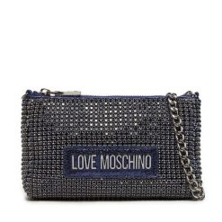 Torebka LOVE MOSCHINO. Niebieskie torebki klasyczne Love Moschino, bez wzorów, bez dodatków. Za 629.99 zł.