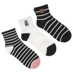 Damskie Wzorzyste Skarpetki Armodo 3 Pary. Białe skarpety Armodo, bez wzorów. Za 29.99 zł.