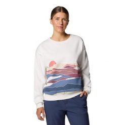 Columbia Bluza Meridian Creek 2086051125. Białe bluzy Columbia, bez wzorów, bez kaptura. Za 194.99 zł.