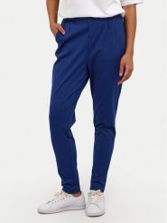 Kaffe Spodnie materiałowe Jenny 10508651 Niebieski Regular Fit. Niebieskie spodnie materiałowe Kaffe, xl, bez wzorów, z materiału. Za 109.99 zł.
