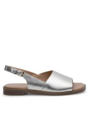 Lasocki Sandały EMIE RST-EMIE-09 Złoty. Żółte sandały Lasocki, bez wzorów, ze skóry, bez obcasa, na płaskiej podeszwie, bez zapięcia. Za 149.99 zł.