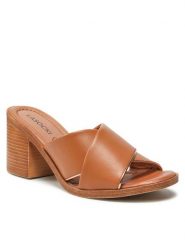 Lasocki Klapki ARC-2289-03 Brązowy. Brązowe klapki Lasocki, bez wzorów, ze skóry, bez obcasa. Za 179.99 zł.