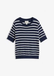 Cienki sweter z miękkiej mieszanki wiskozy. Zielone swetry bonprix, bez wzorów, z wiskozy, bez ramiączek. Za 84.99 zł.