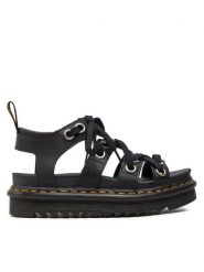Dr. Martens Sandały 30701001 Czarny. Czarne sandały Dr. Martens, bez wzorów, ze skóry, bez obcasa, na płaskiej podeszwie, bez zapięcia. Za 749.99 zł.