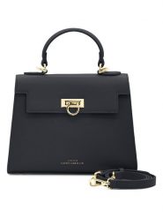 ATELIERS SAINT GERMAIN Skórzana torebka w kolorze czarnym - 26 x 20 x 11 cm rozmiar: onesize. Czarne torby na ramię ATELIERS SAINT GERMAIN, bez wzorów, z materiału, na ramię, bez dodatków. Za 500.99 zł.