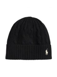 Polo Ralph Lauren Czapka z daszkiem 455981442001 Czarny. Czarne czapki Polo Ralph Lauren, bez wzorów, z materiału. Za 529.99 zł.