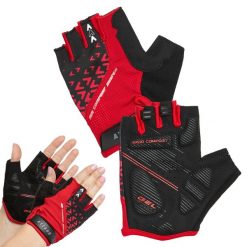 Rękawiczki rowerowe ATTABO Vito. Czerwone rękawiczki ATTABO, bez wzorów, sportowe. Za 47.99 zł.