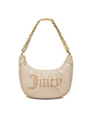 Juicy Couture Torebka EO-BEJXT8800WVP Beżowy. Brązowe torebki klasyczne Juicy Couture, bez wzorów, z materiału, bez dodatków. Za 299.99 zł.