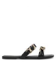 MEXX Klapki WYL021123-01 Czarny. Czarne klapki Mexx, bez wzorów, z syntetyku, bez obcasa. Za 49.99 zł.