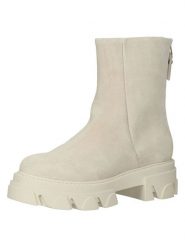 Steve Madden Skórzane botki w kolorze kremowym rozmiar: 40. Brązowe botki Steve Madden, bez wzorów, ze skóry, bez obcasa, na platformie, bez zapięcia. Za 282.99 zł.