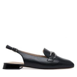 Baleriny Caprice. Czarne baleriny Caprice, bez wzorów, bez obcasa. Za 339.99 zł.