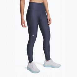 Damskie Legginsy Sportowe Under Armour Tech Hirise Legging. Czarne legginsy Under Armour, xl, bez wzorów, na fitness i siłownię. Za 229.99 zł.