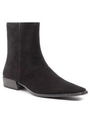 Vagabond Shoemakers Botki Nella 5416-040-20 Czarny. Czarne botki Vagabond Shoemakers, bez wzorów, ze skóry, bez obcasa, na płaskiej podeszwie, bez zapięcia. Za 729.99 zł.