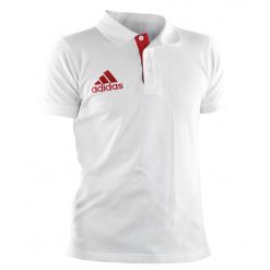 Polo adidas Pique. Białe koszulki polo Adidas, l, bez wzorów, bez kołnierzyka, bez ramiączek. Za 192.00 zł.