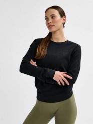 Bluza damska Hummel Active. Czarne bluzy Hummel, na wiosnę, xl, bez wzorów, z bawełny, bez kaptura. Za 266.50 zł.