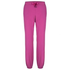 Stylowe Spodnie Sportowe z Miękkiej Bawełny dla Kobiet. Czarne spodnie dresowe GALEO, bez wzorów, z bawełny. Za 142.99 zł.