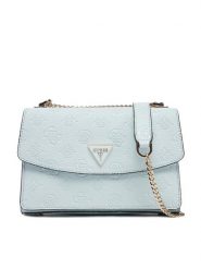 Guess Torebka HWPG93 49210 Błękitny. Niebieskie torebki klasyczne Guess, z aplikacjami, ze skóry, bez dodatków. Za 389.99 zł.