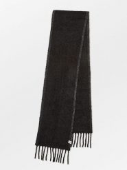 Becksöndergaard Szal w kolorze czarnym - 210 x 26 cm rozmiar: onesize. Czarne szaliki Becksöndergaard, bez wzorów, z materiału. Za 295.99 zł.