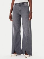 Simona Corsellini Jeansy A25CPPAT0601 Szary Wide Leg. Szare jeansy SIMONA CORSELLINI, bez wzorów. Za 1,029.00 zł.