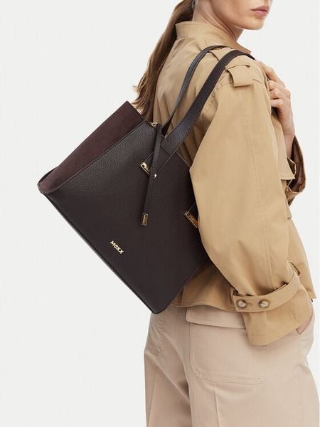 MEXX Torebka CEO-MEXX-L-020-08 Brązowy. Brązowe shopper Mexx, bez wzorów, ze skóry, bez dodatków. Za 219.99 zł.