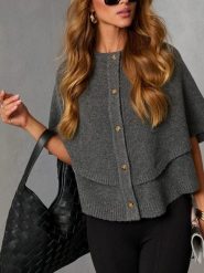 Milan Kiss Kardigan w kolorze antracytowym rozmiar: M. Czarne kardigany Milan Kiss, m, bez wzorów. Za 165.99 zł.