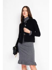 William de Faye Kurtka koszulowa w kolorze czarnym rozmiar: 38. Czarne swetry William de Faye, bez wzorów, bez ramiączek. Za 130.99 zł.