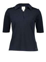Calvin Klein Koszulka polo w kolorze granatowym rozmiar: S. Niebieskie bluzki Calvin Klein, s, bez wzorów, bez kołnierzyka, bez ramiączek. Za 173.99 zł.